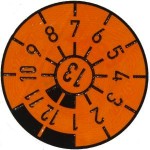 TÜV-Plakette-orange